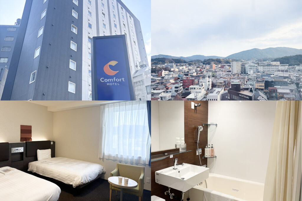 コンフォートホテル伊勢の外観と内観